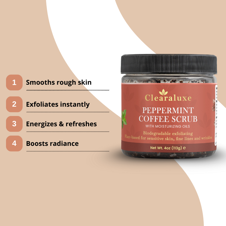 Peppermint Coffee Scrub